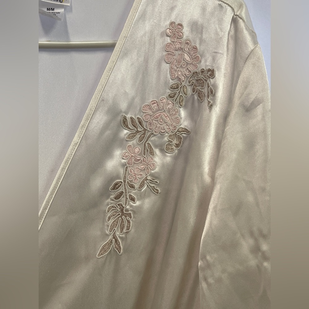 Enchanting! Satin Robe - Picture 2 of 5
